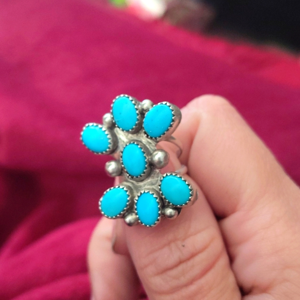 Vintage turquoise Navajo ring